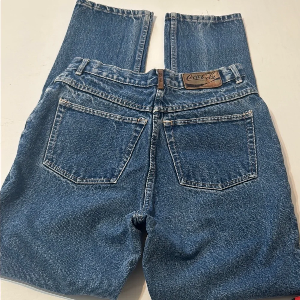 Vintage RARE High Rise Coca Cola Jeans - Picture 13 of 16